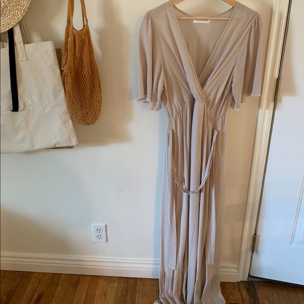 Citrus & Lemon wrap dress